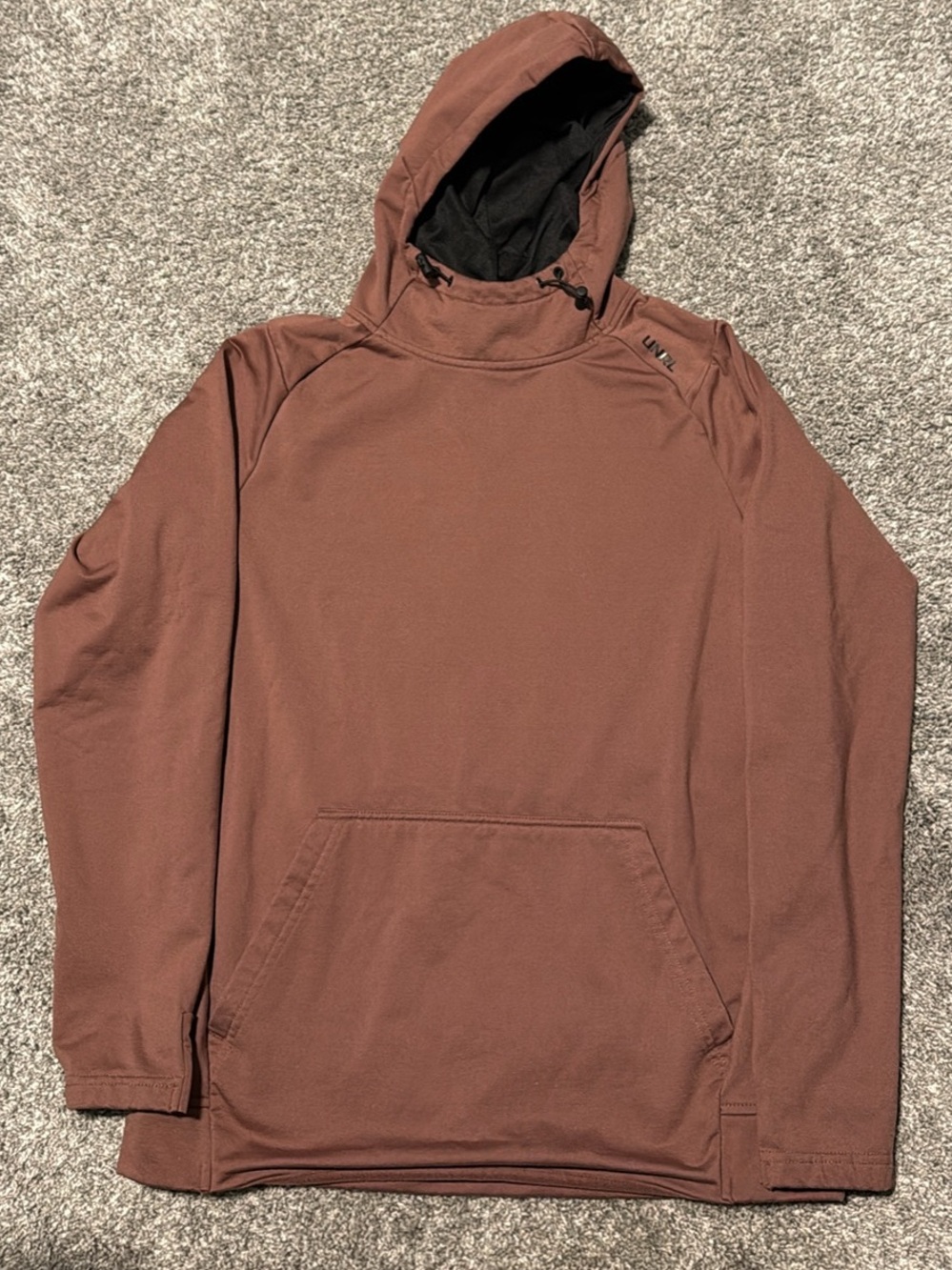 UNRL Men's XS Hoodie Pullover Red/Maroon